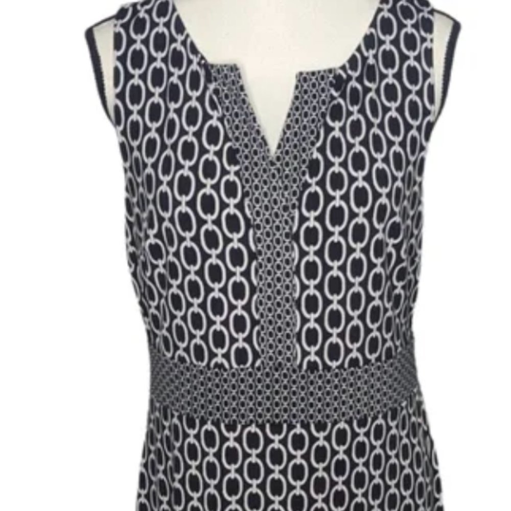 Ann Taylor chain link dress Petite Medium